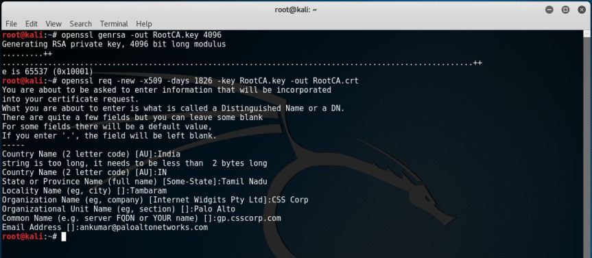 Generate Ssl Key And Certificate Linux treesign